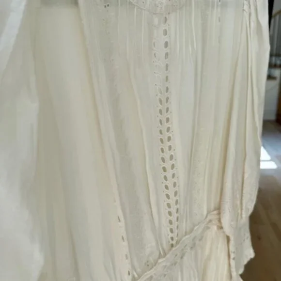 LoveShack Fancy White Lace Mini Dress - Picture 5 of 7